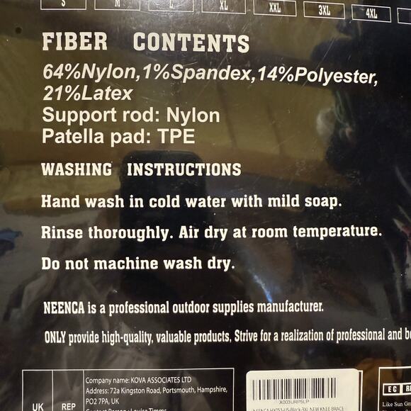 NIB Neenca Professional Knee Brace Compression Size 3XL - Picture 4 of 7